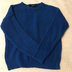 Stunning blue knit sweater